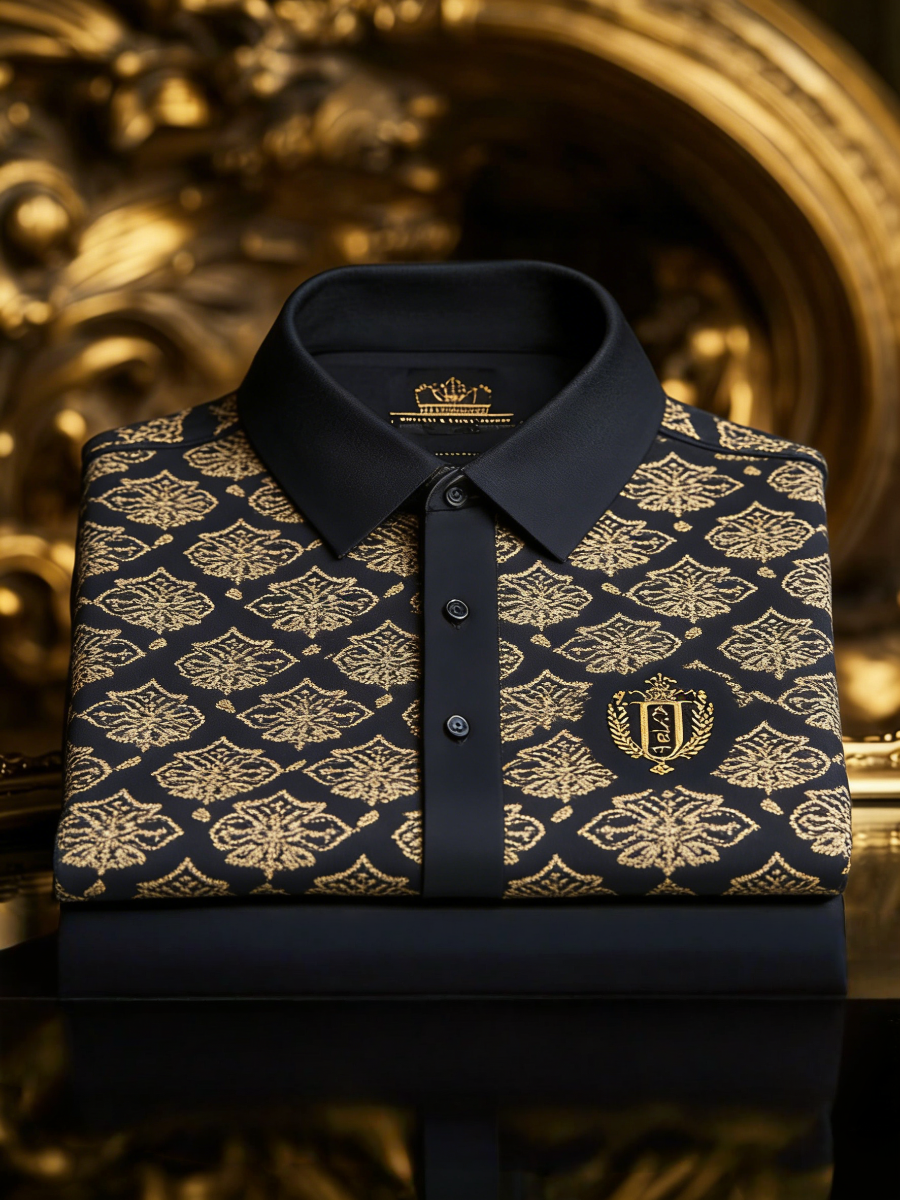 Men's Classic Business Button Short Sleeve Polo Shirt