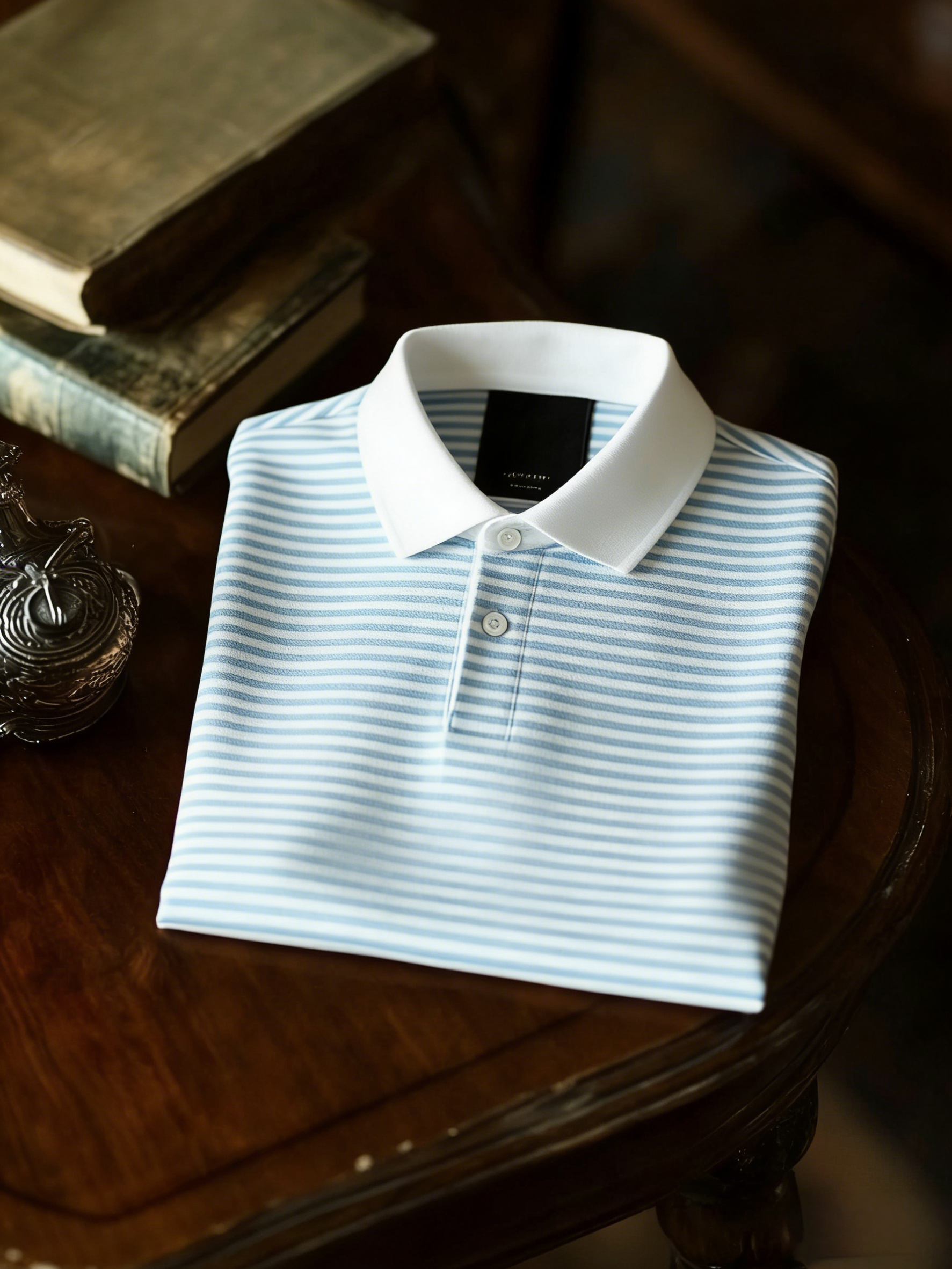 Men's Classic Business Button Short Sleeve Polo Shirt