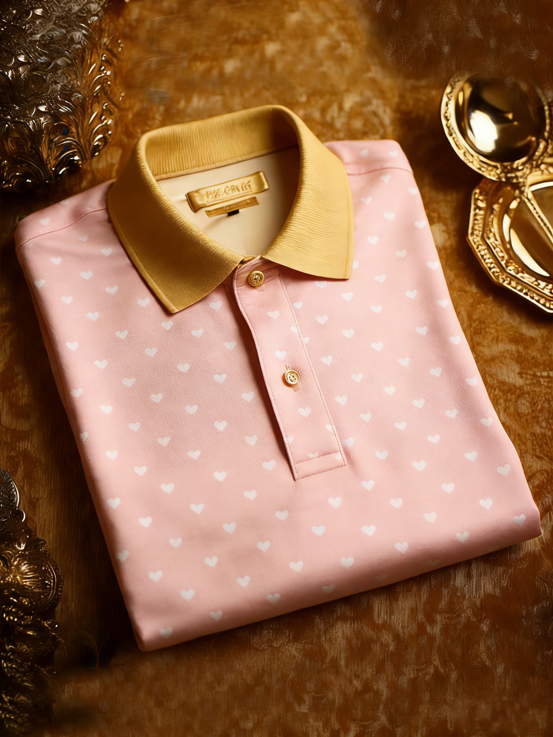 Men's Classic Business Button Short Sleeve Polo Shirt