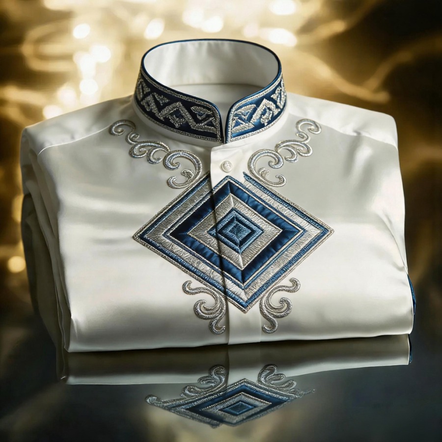 Luxury Premium High Elasticity Shirt Business Casual Out Vacation Long Sleeve Shirt