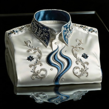 Luxury Premium High Elasticity Shirt Business Casual Out Vacation Long Sleeve Shirt