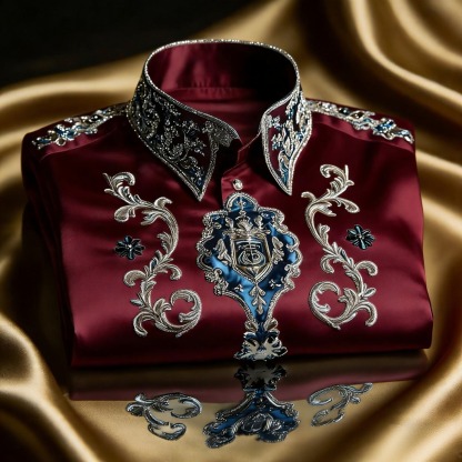 Luxury Premium High Elasticity Shirt Business Casual Out Vacation Long Sleeve Shirt