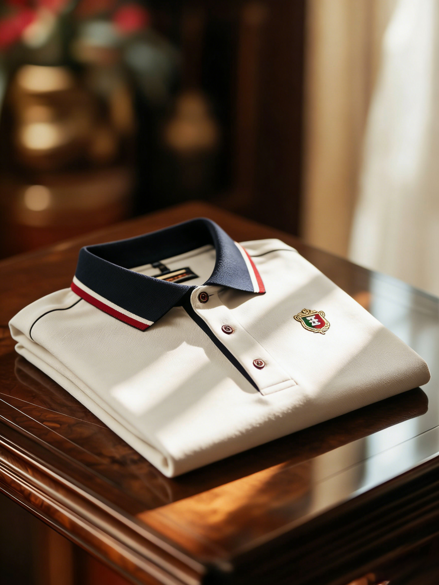 Men's Classic Business Button Short Sleeve Polo Shirt