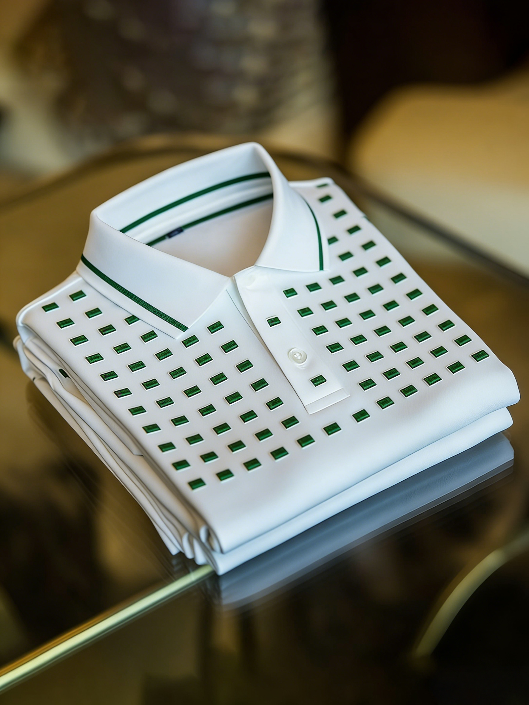 Men's Classic Business Button Short Sleeve Polo Shirt