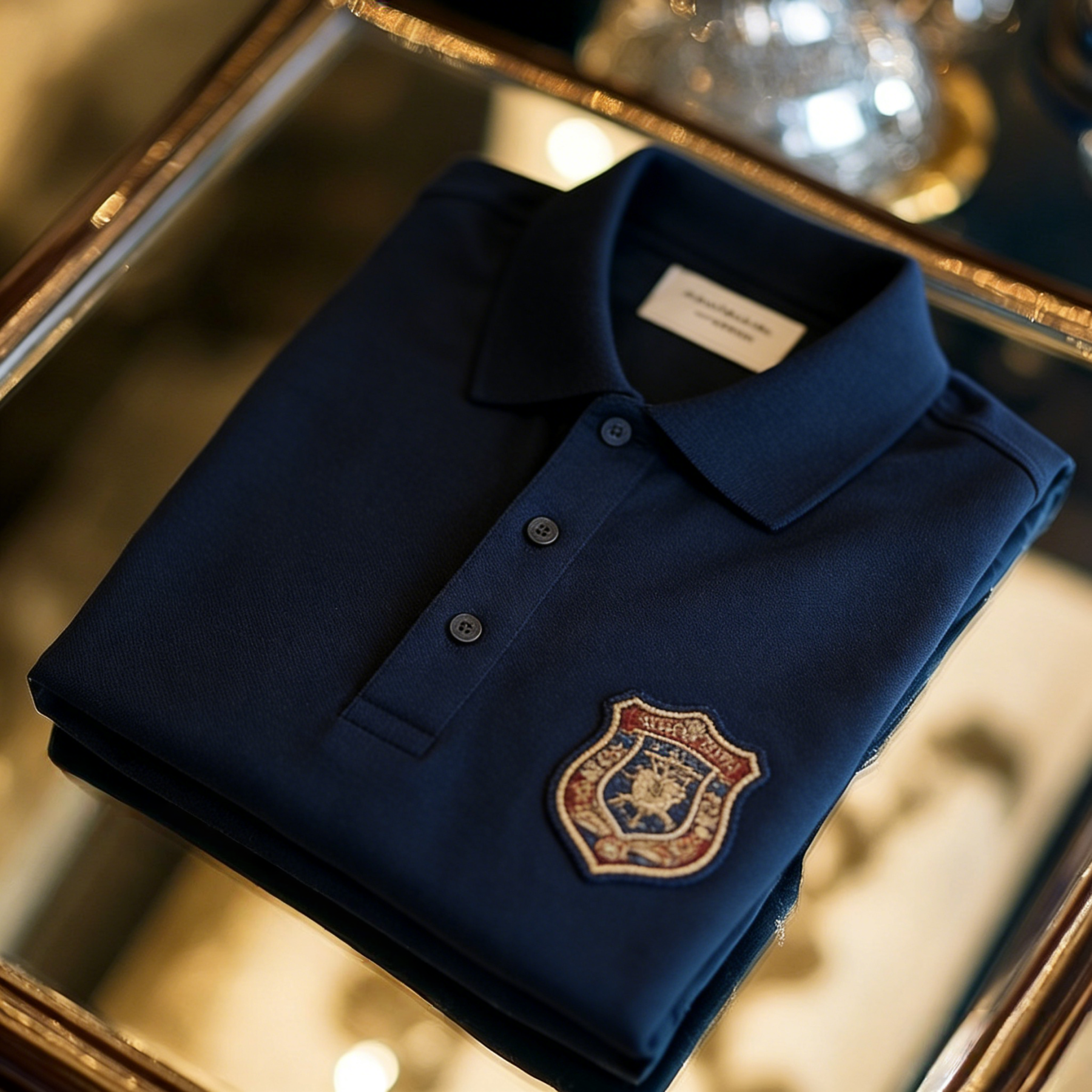 Men's Classic Business Button Short Sleeve Polo Shirt