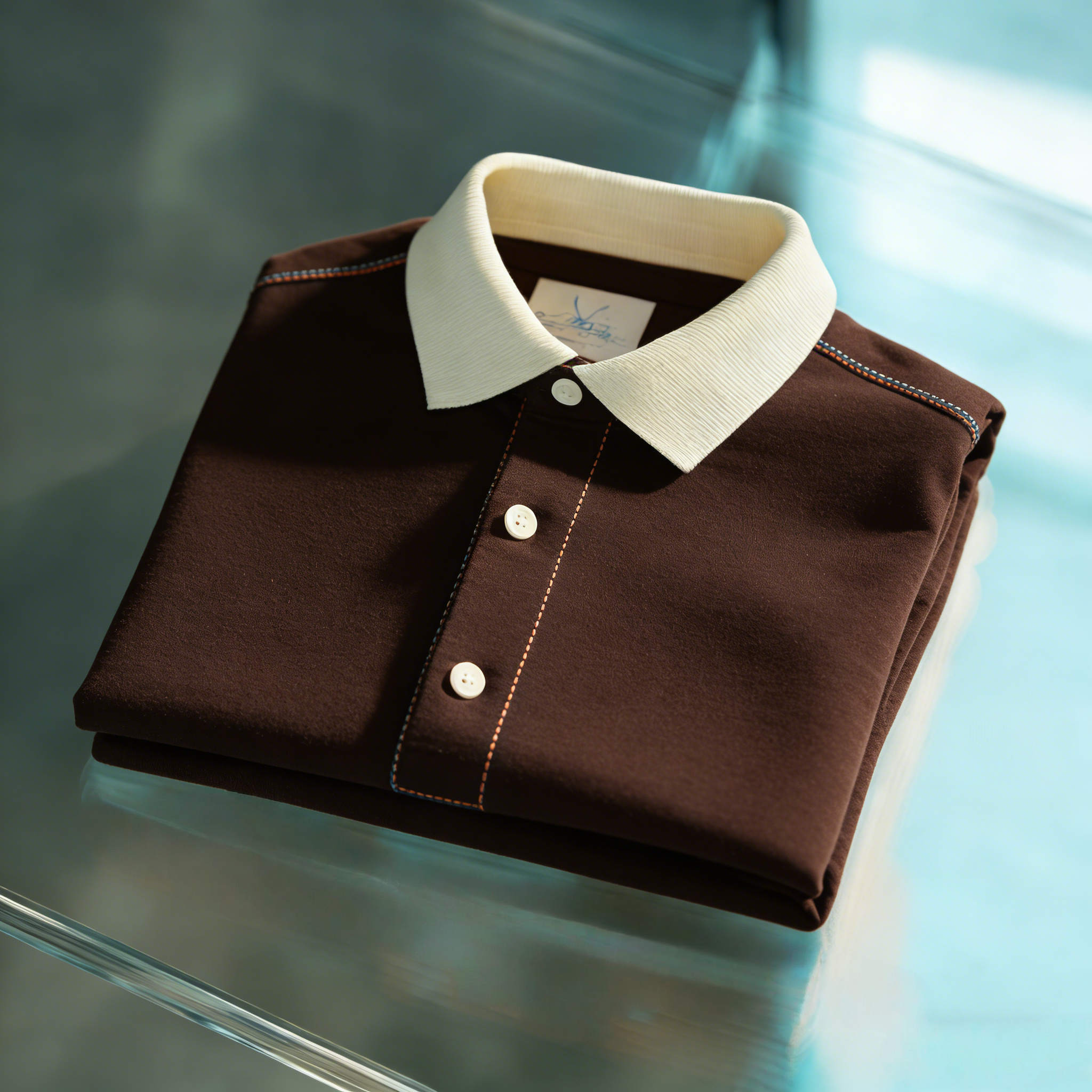 Men's Classic Business Button Short Sleeve Polo Shirt