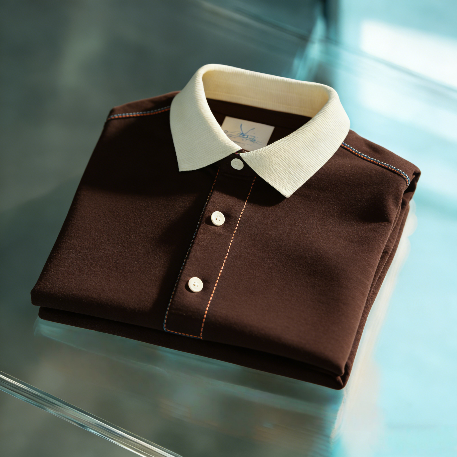 Men's Classic Business Button Short Sleeve Polo Shirt