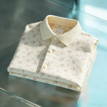 Men's Classic Business Button Short Sleeve Polo Shirt