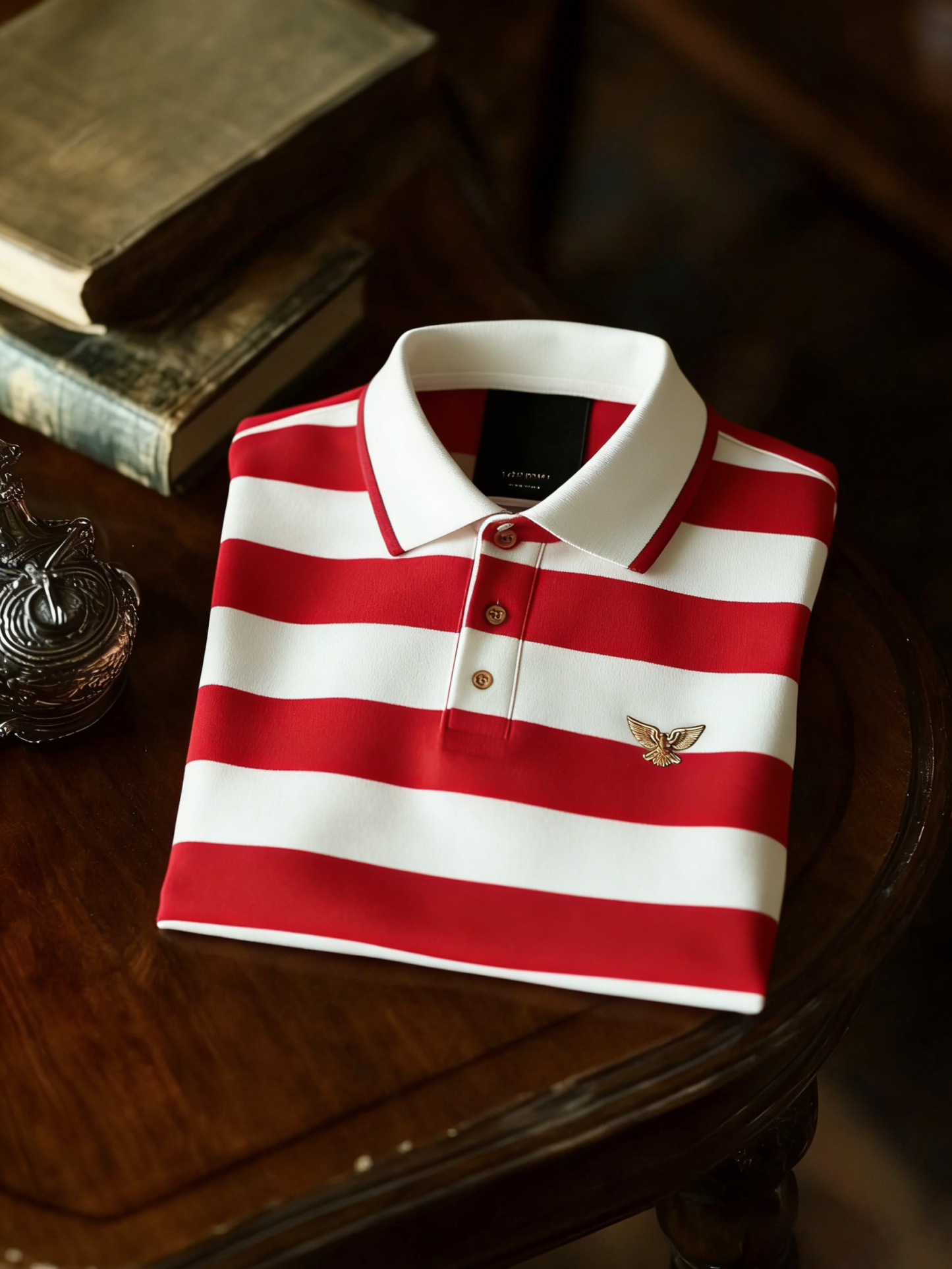 Men's Classic Business Button Short Sleeve Polo Shirt