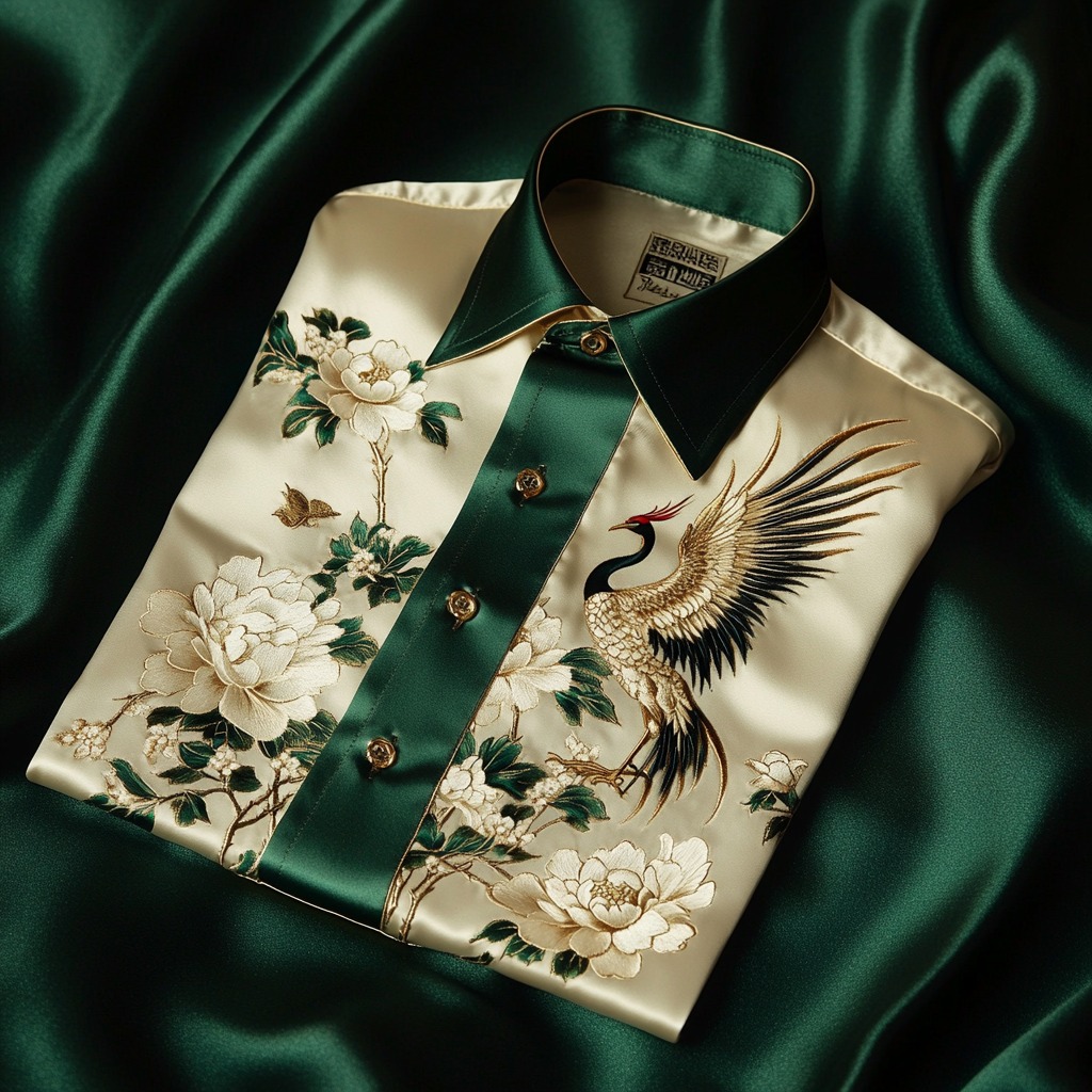 High end comfortable business leisure vacation long sleeve shirt