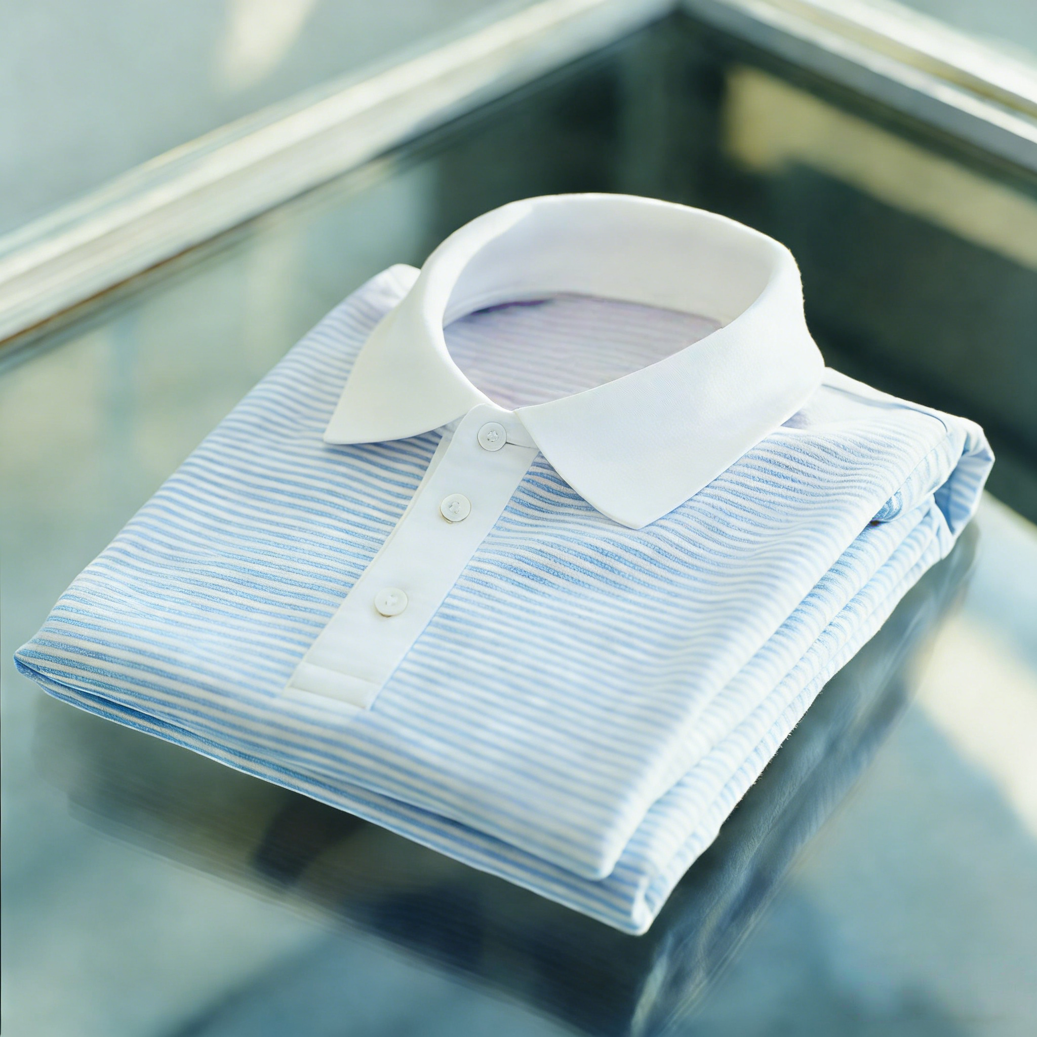 Men's Classic Business Button Short Sleeve Polo Shirt