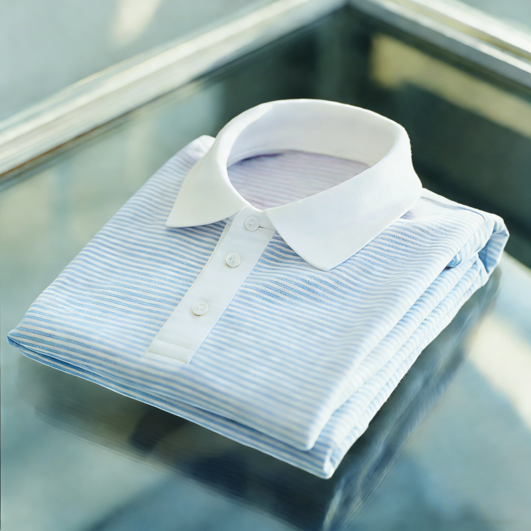 Men's Classic Business Button Short Sleeve Polo Shirt