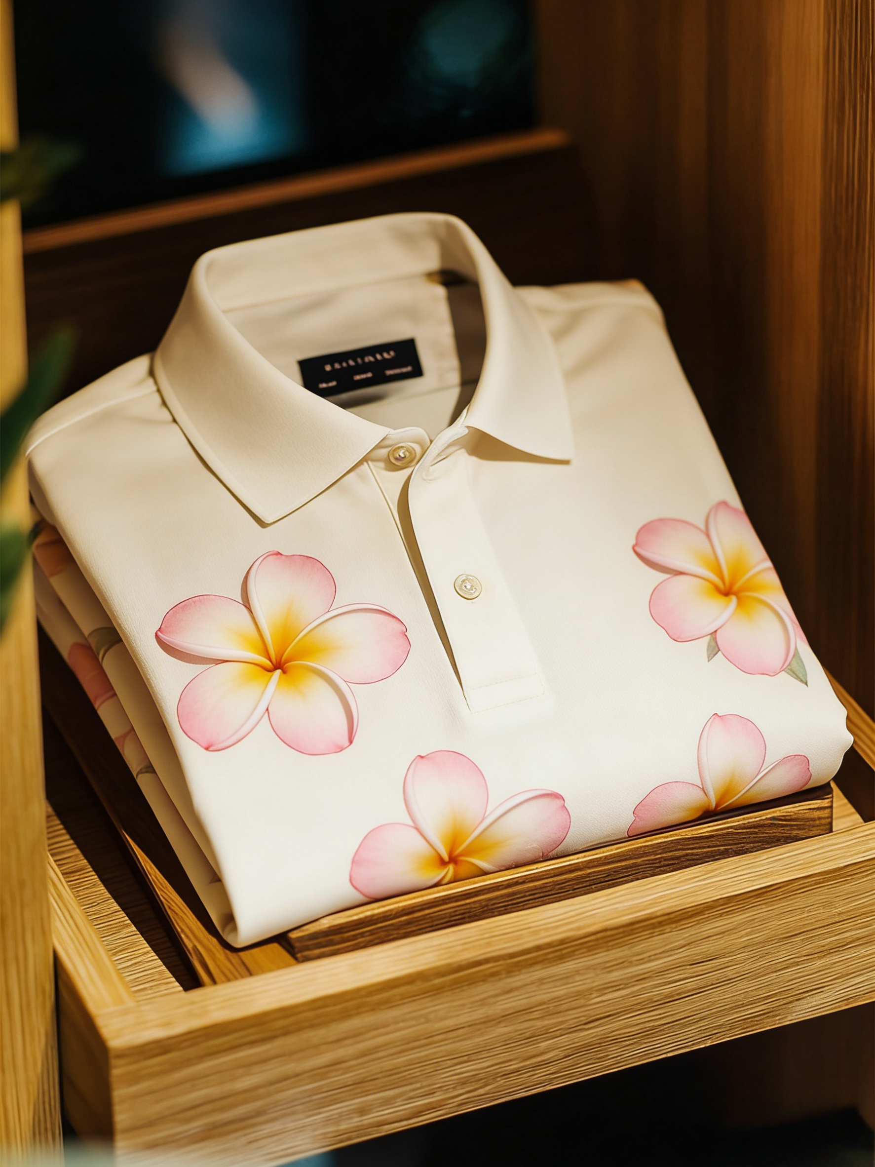 Men's Floral Printed Holiday Casual POLO Shirt