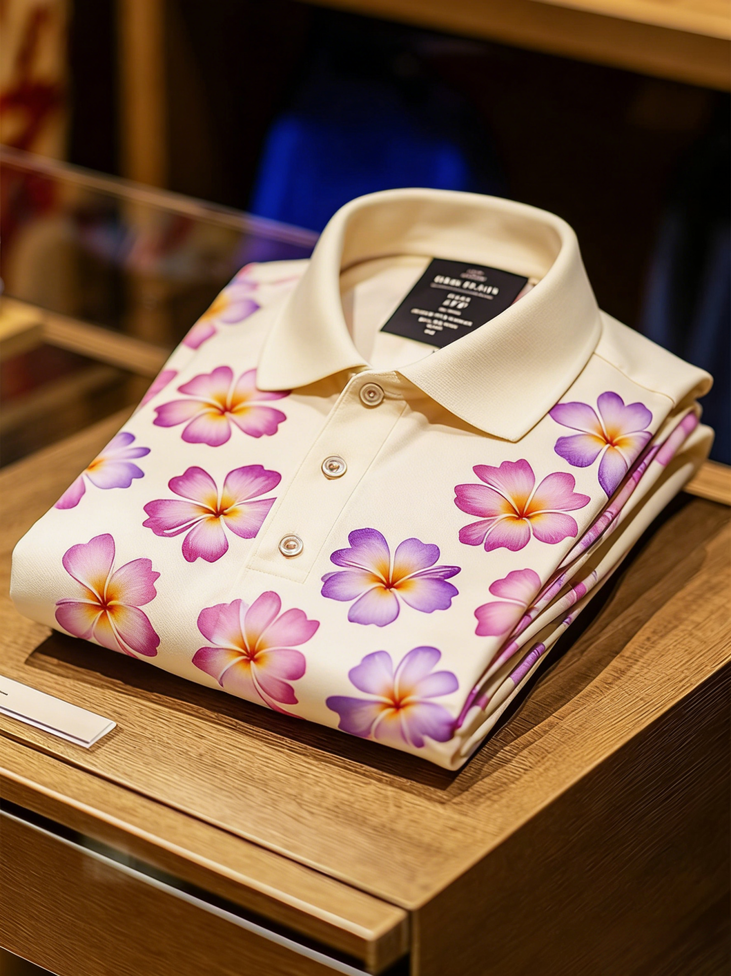 Men's Floral Printed Holiday Casual POLO Shirt