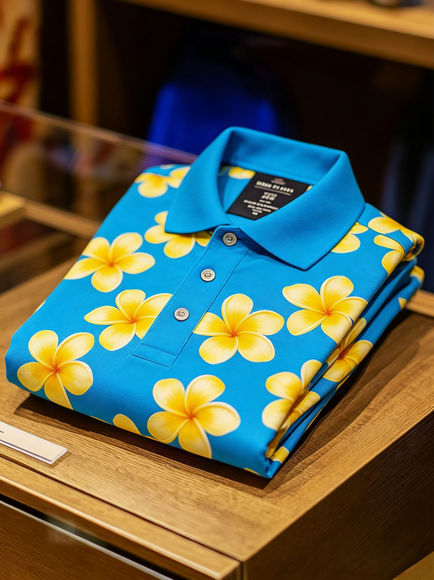 Men's Floral Printed Holiday Casual POLO Shirt