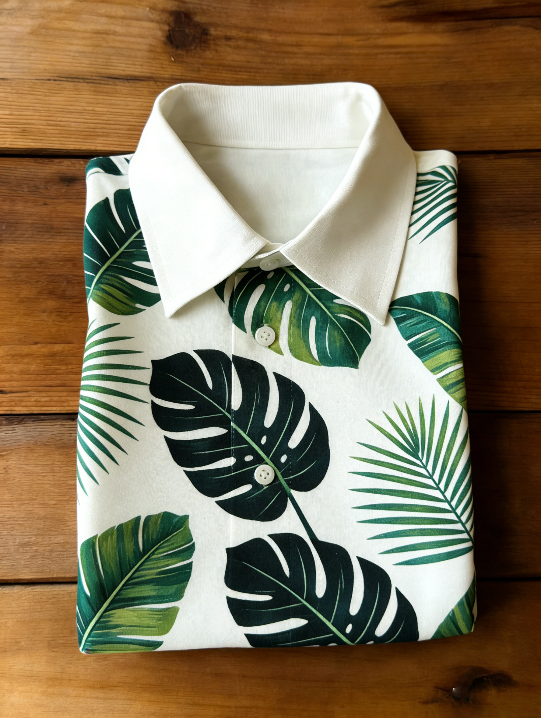 Men's Floral Printed Holiday Casual POLO Shirt