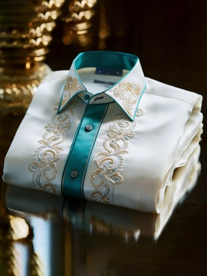 Classic Style wrinkle-resistant formal casual long sleeve shirt