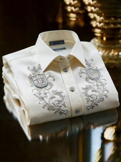 Classic Style wrinkle-resistant formal casual long sleeve shirt