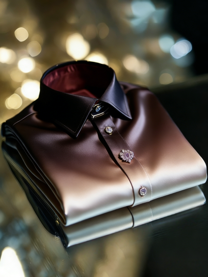 Classic Style wrinkle-resistant formal casual long sleeve shirt