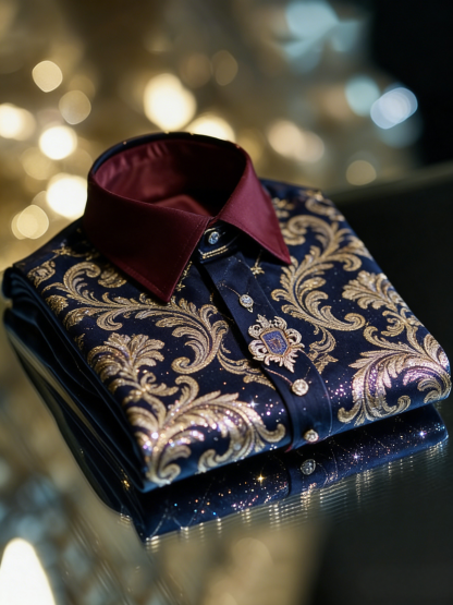 Classic Style wrinkle-resistant formal casual long sleeve shirt