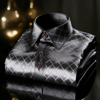 Classic Style wrinkle-resistant formal casual long sleeve shirt