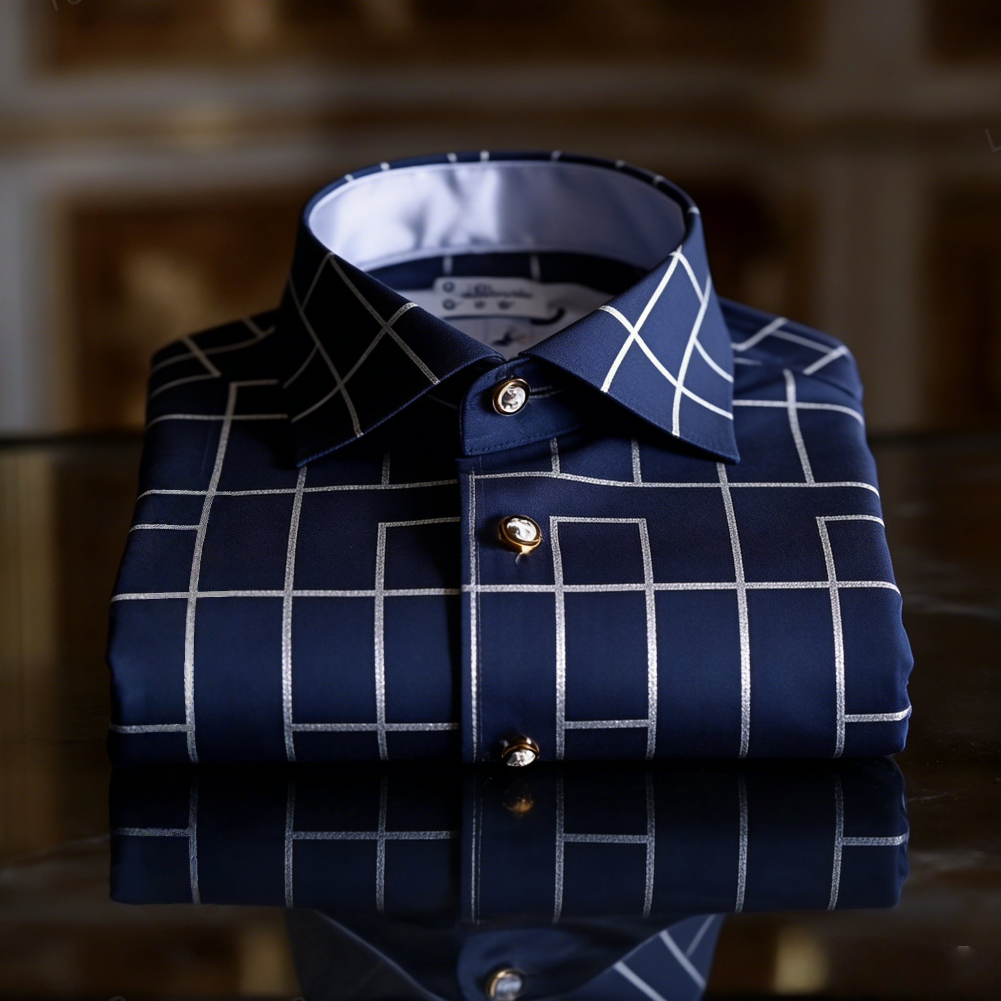 Classic Style wrinkle-resistant formal casual long sleeve shirt