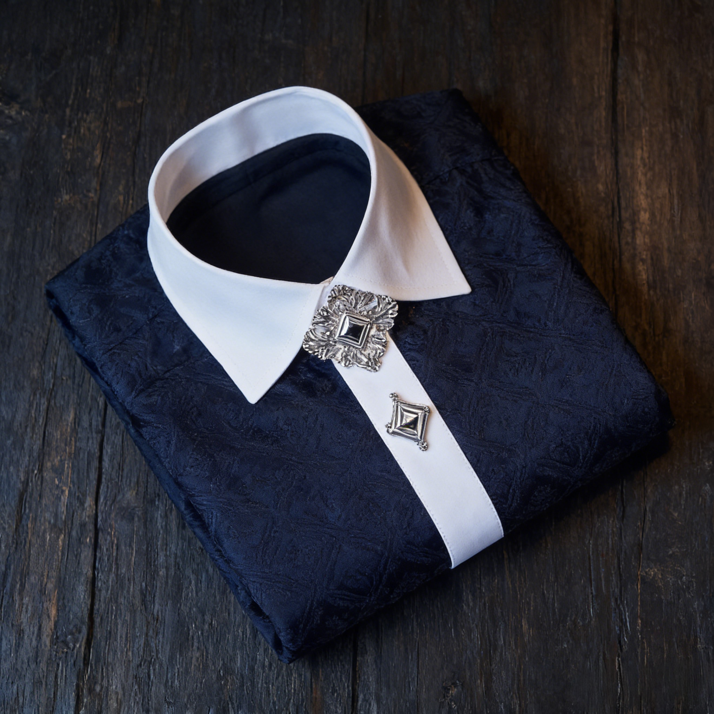 Luxurious and high-end Men's stand collar shirt floral patterns