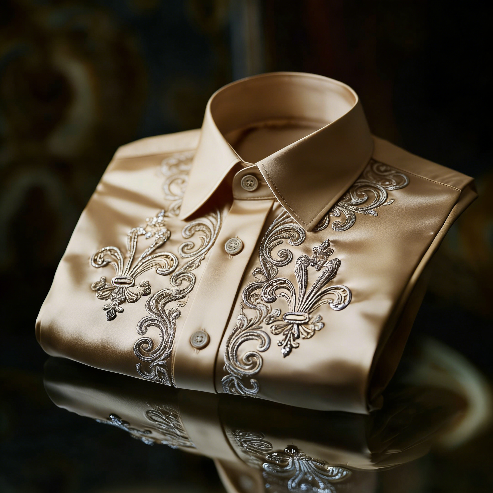 Classic Style wrinkle-resistant formal casual long sleeve shirt