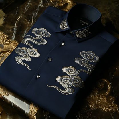 Classic Style wrinkle-resistant formal casual long sleeve shirt