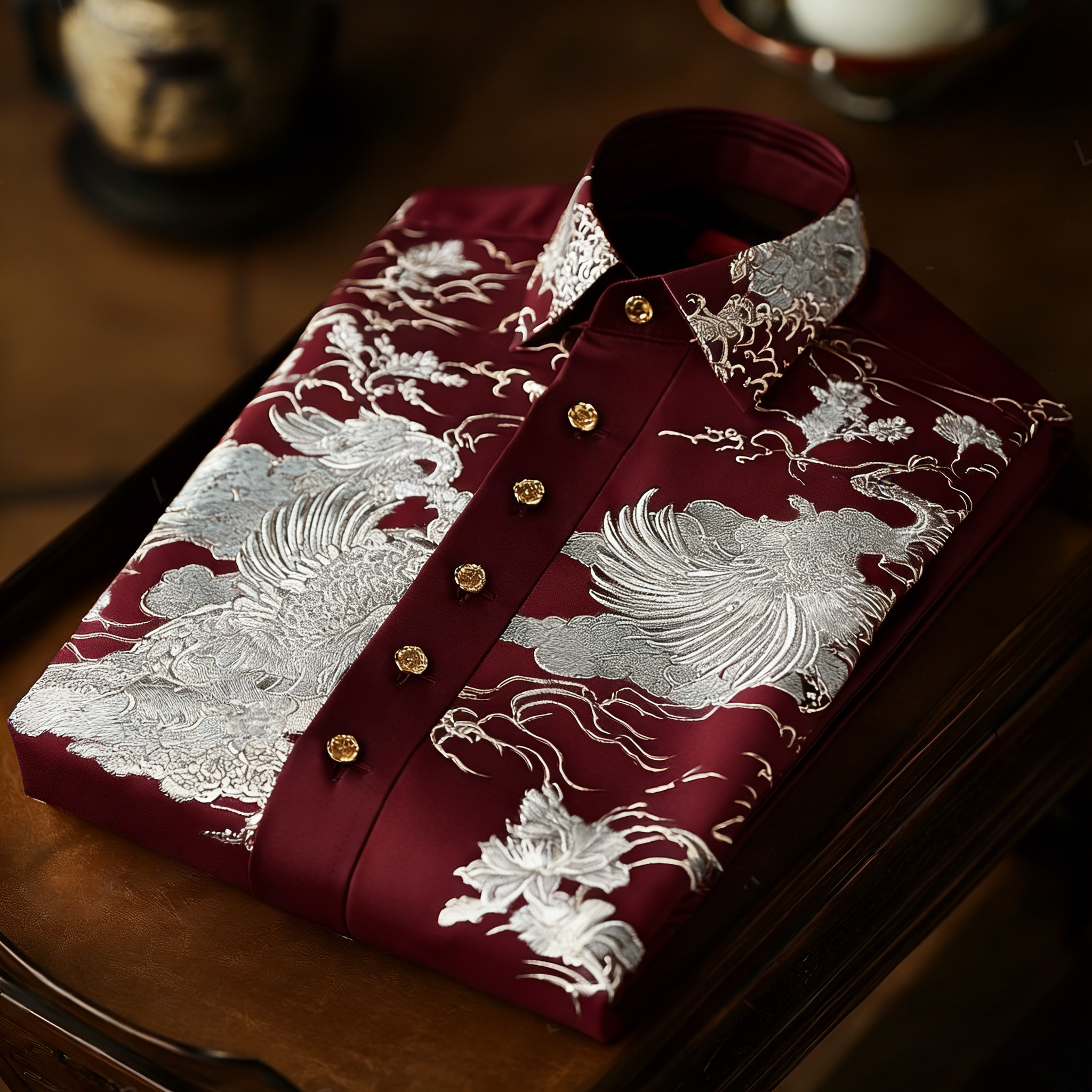 Classic Style wrinkle-resistant formal casual long sleeve shirt