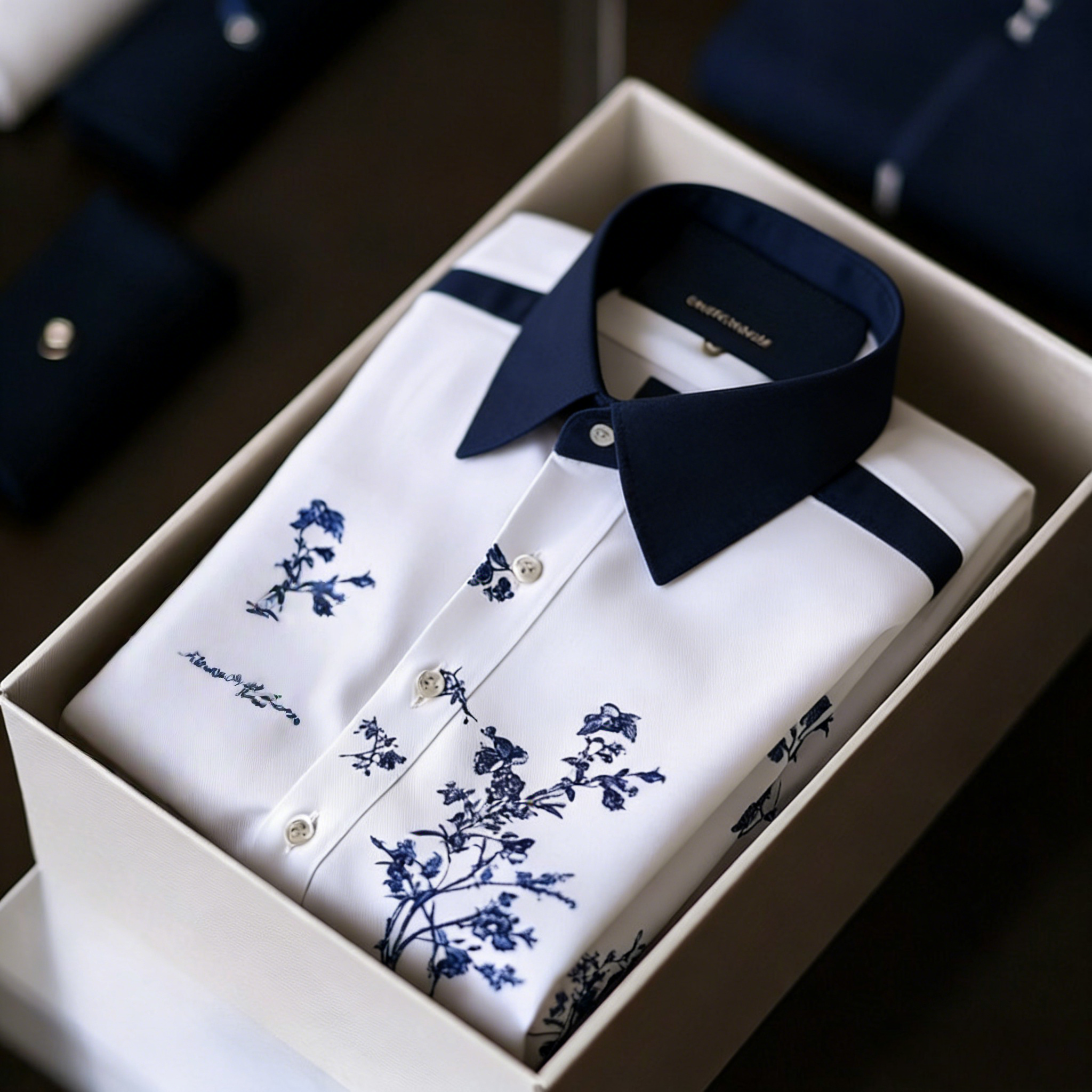 Classic Style wrinkle-resistant formal casual long sleeve shirt