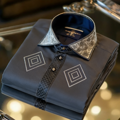 Classic Style wrinkle-resistant formal casual long sleeve shirt