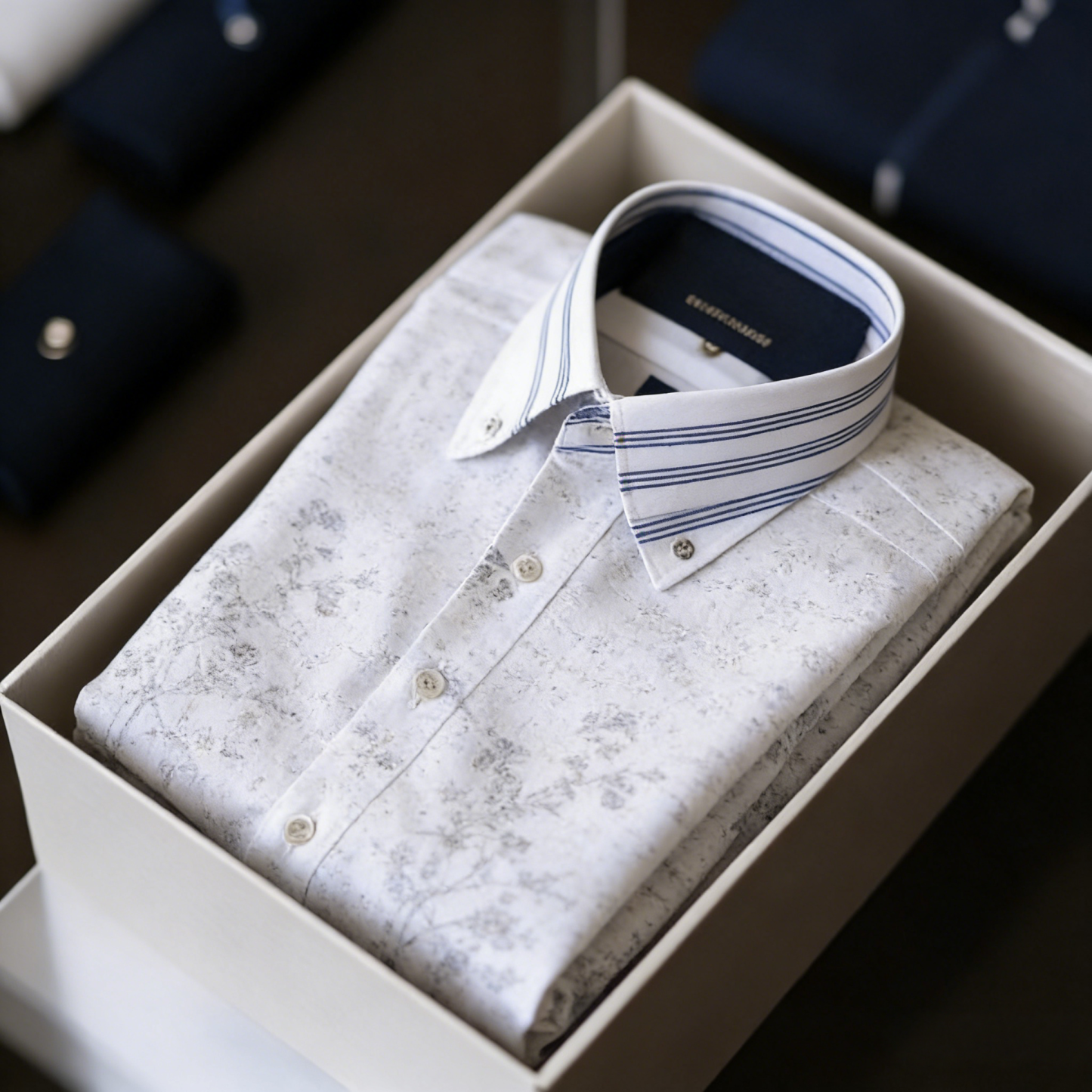 Luxurious and high-end Men's stand collar shirt floral patterns