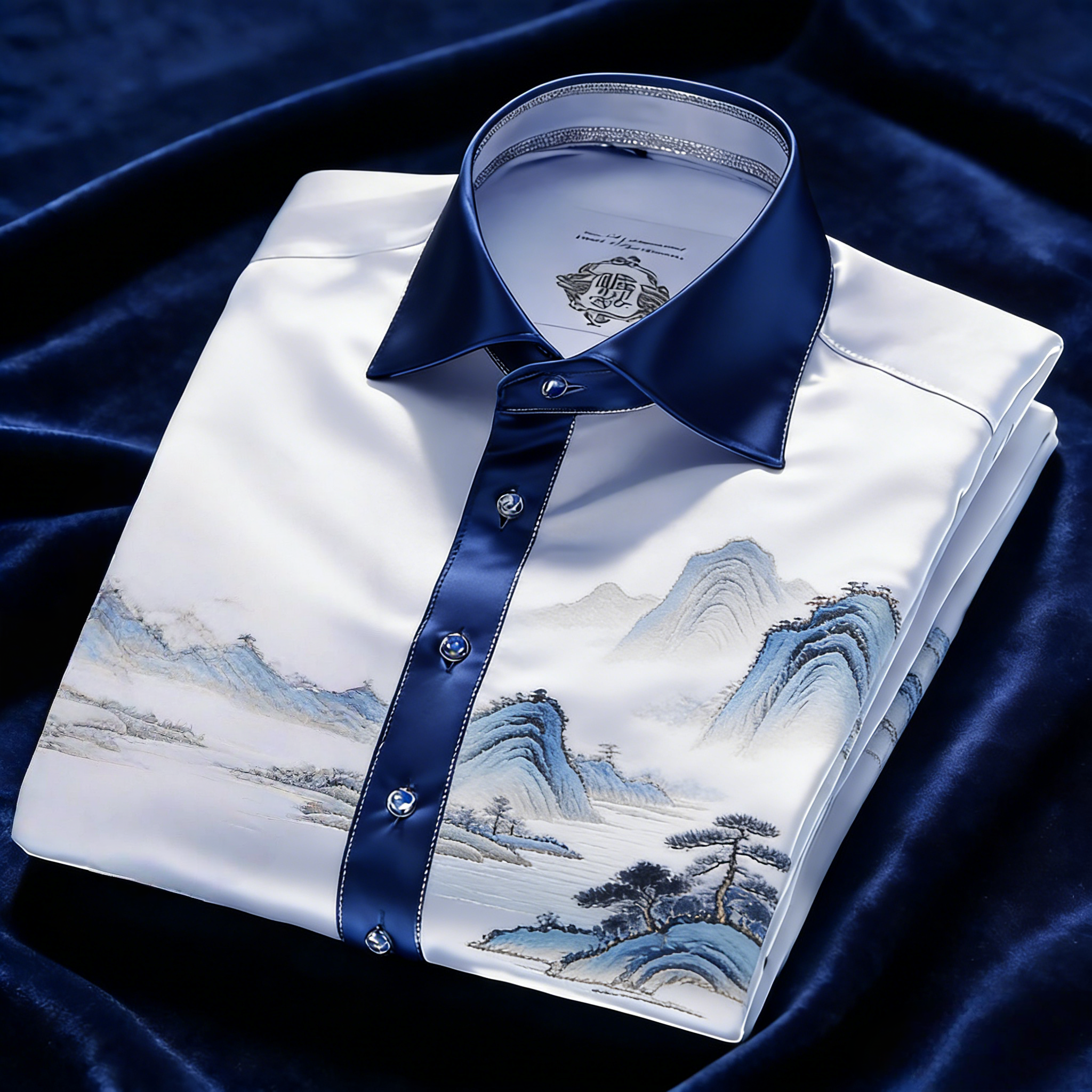 Classic Style wrinkle-resistant formal casual long sleeve shirt