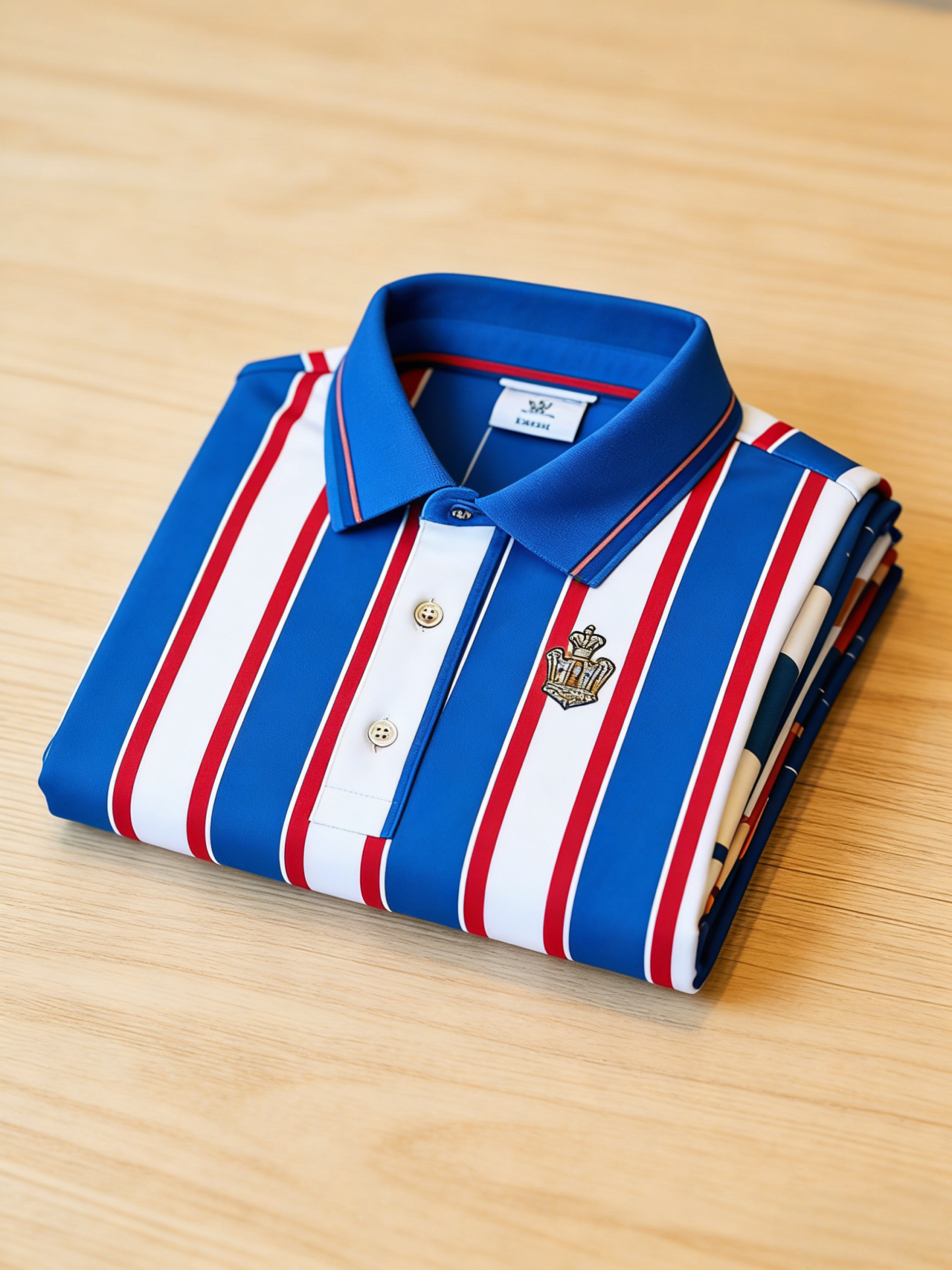 Men's Business Casual Button Short Sleeve Polo Shirt