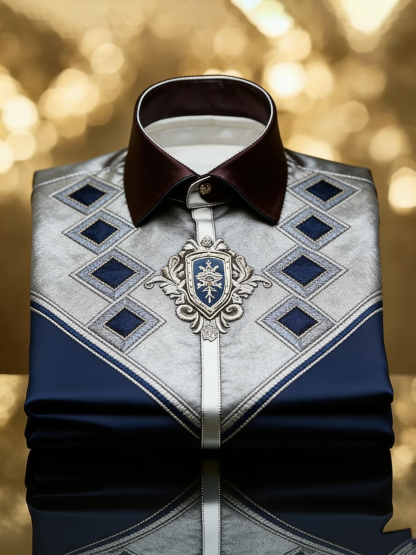 Classic Style wrinkle-resistant formal casual long sleeve shirt