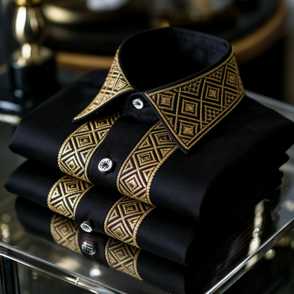Classic Style wrinkle-resistant formal casual long sleeve shirt