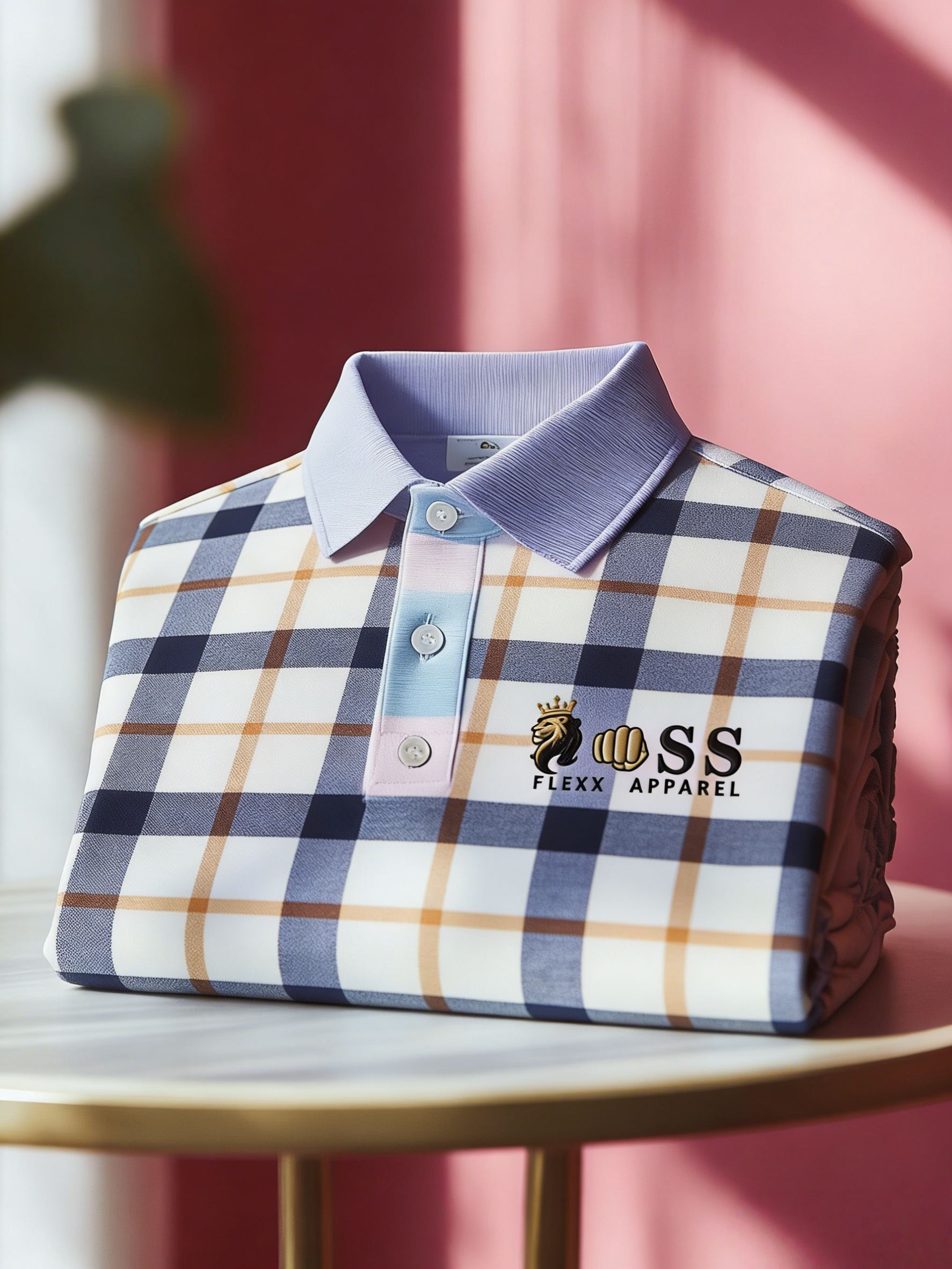 Men's Classic Business Button Short Sleeve Polo Shirt