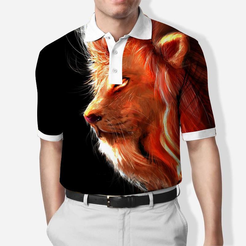 Men's Casual Contrast Color Business Casual Polo