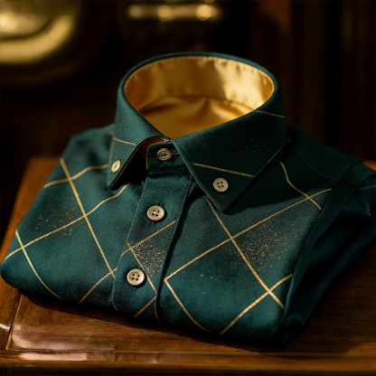 Classic Style wrinkle-resistant formal casual long sleeve shirt