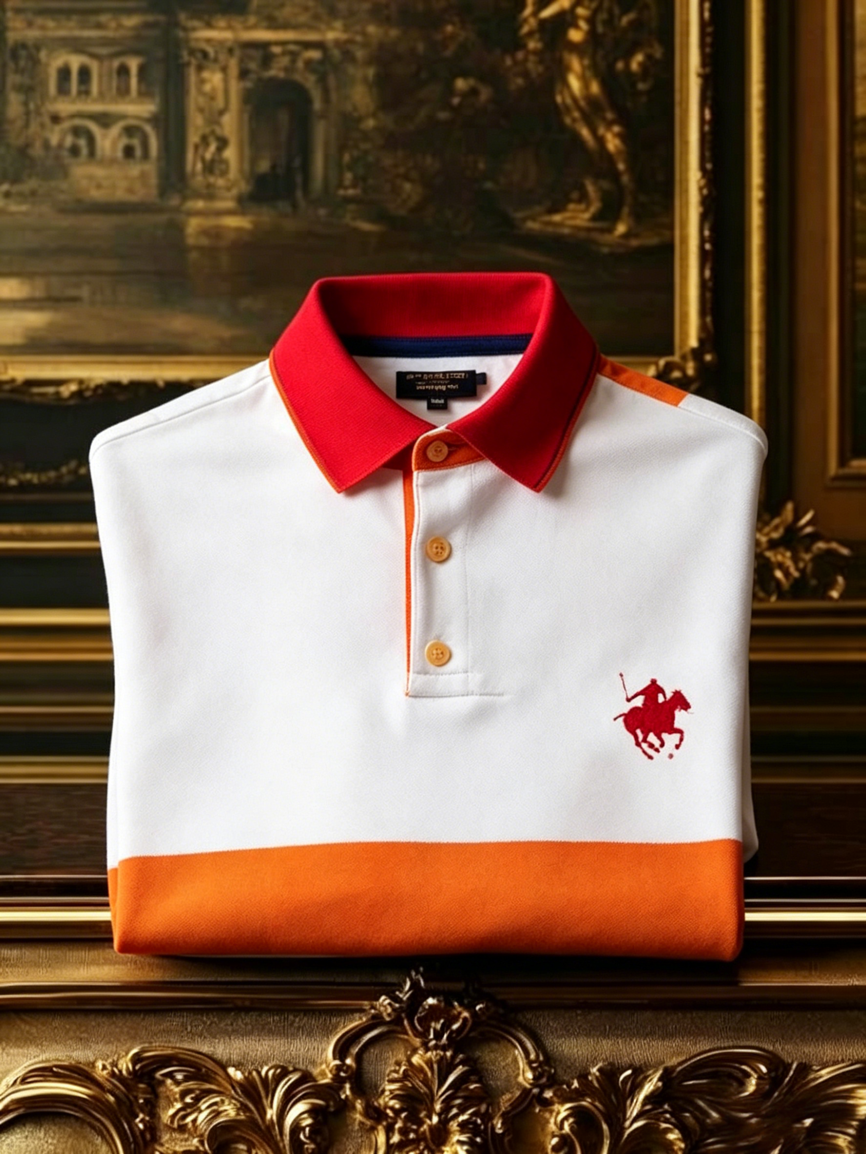 Men's Business Button-Down Short Sleeve Polo Shirt