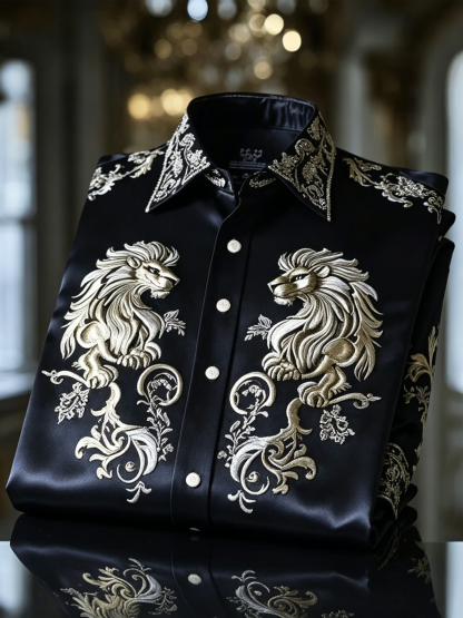 Classic Style wrinkle-resistant formal casual long sleeve shirt