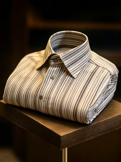Classic Style wrinkle-resistant formal casual long sleeve shirt