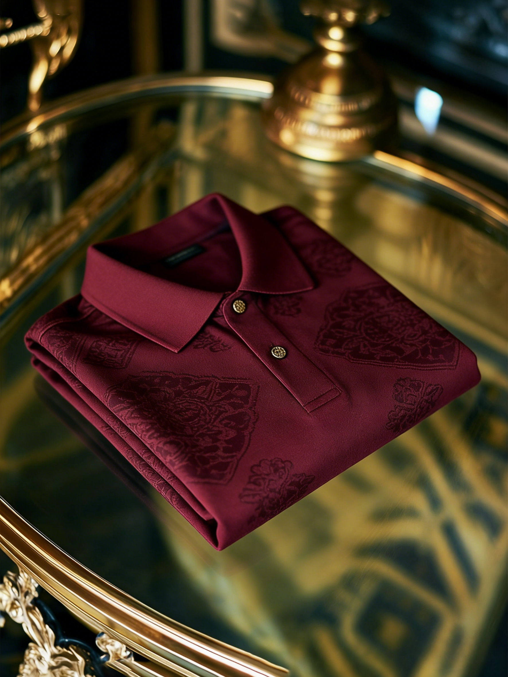 Men's Business Button-Down Short Sleeve Polo Shirt
