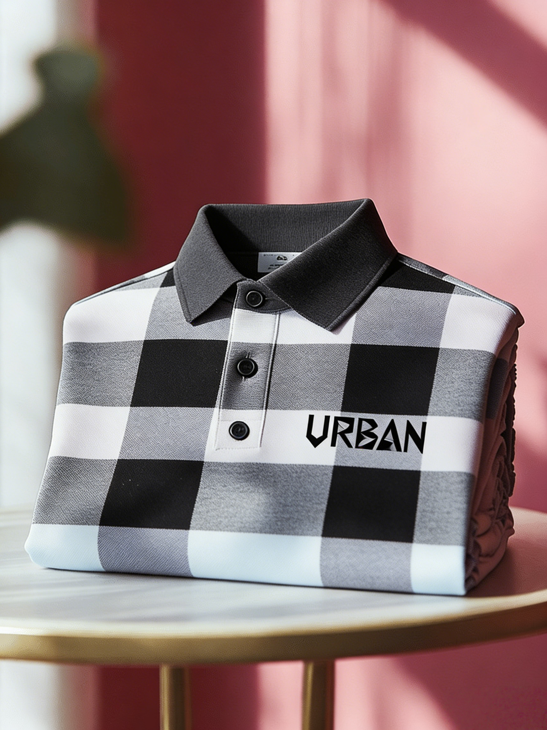 Men's Business Button-Down Short Sleeve Polo Shirt