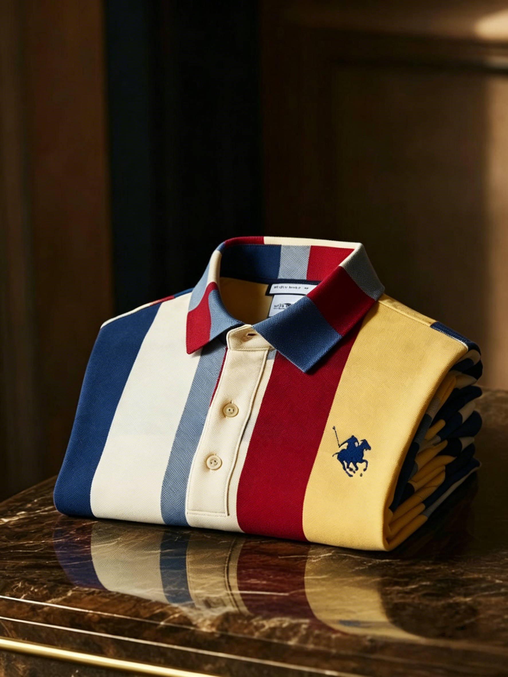 Men's Business Button-Down Short Sleeve Polo Shirt