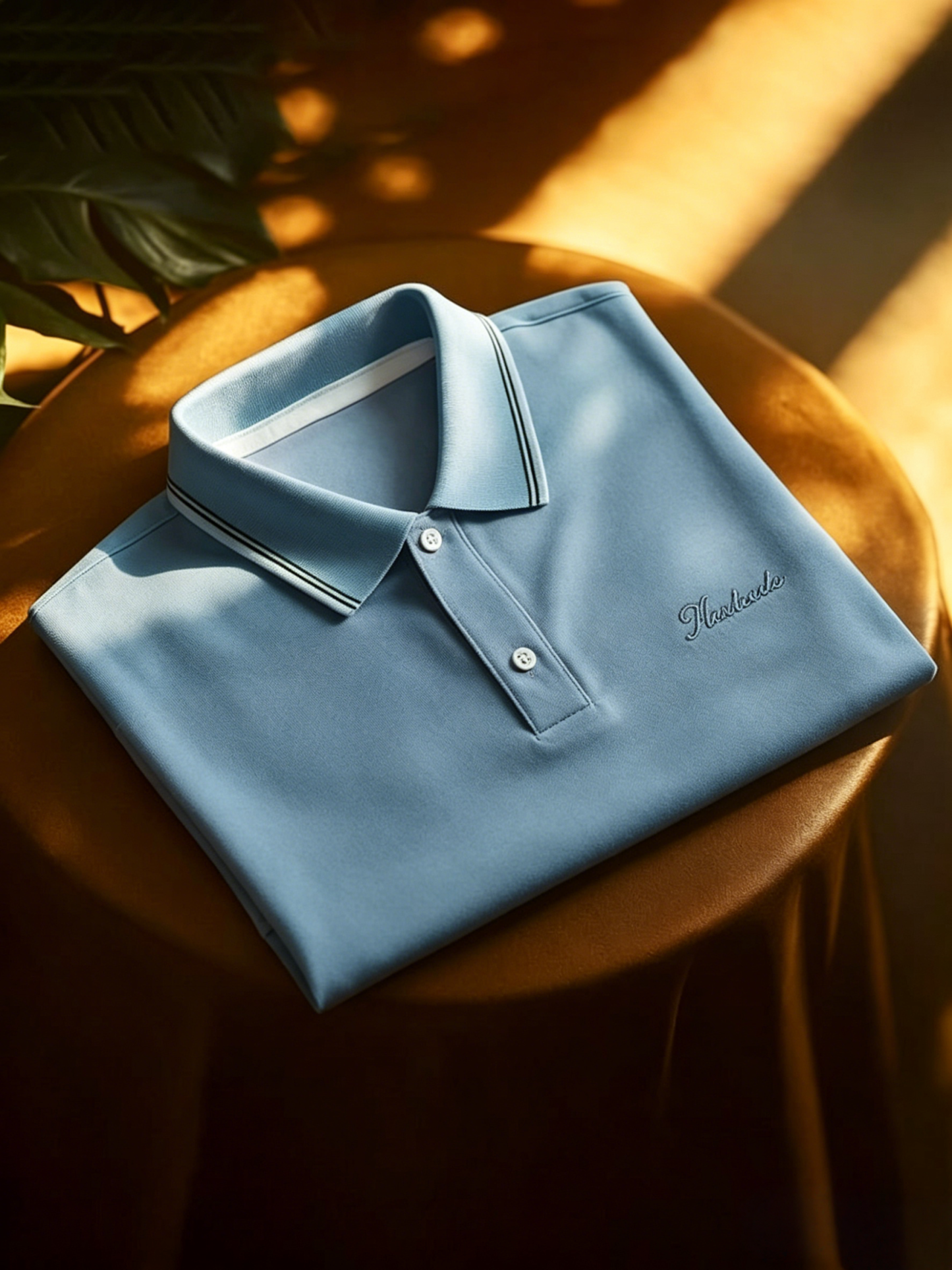 Men's Business Button-Down Short Sleeve Polo Shirt