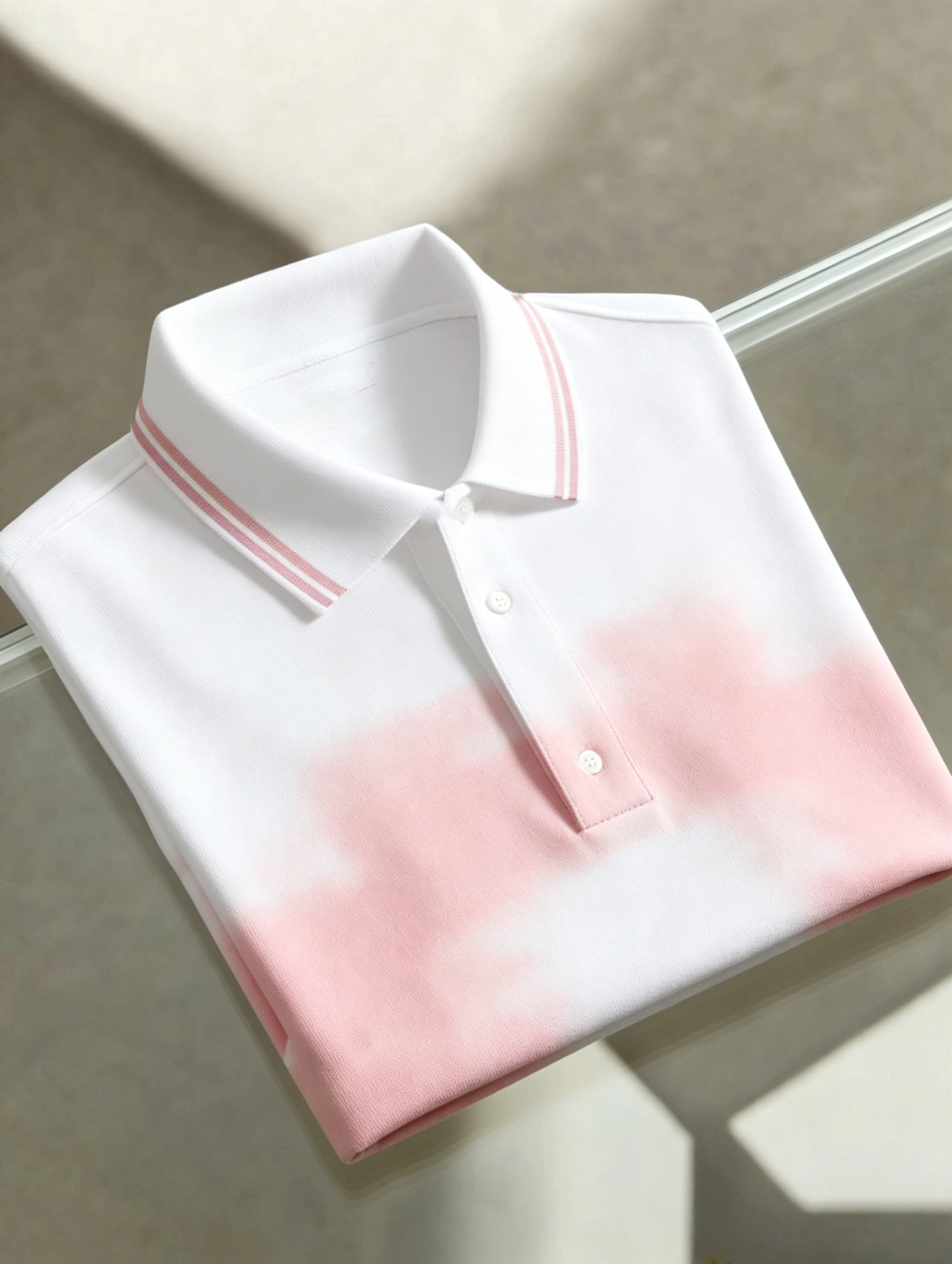Men's Business Button-Down Short Sleeve Polo Shirt