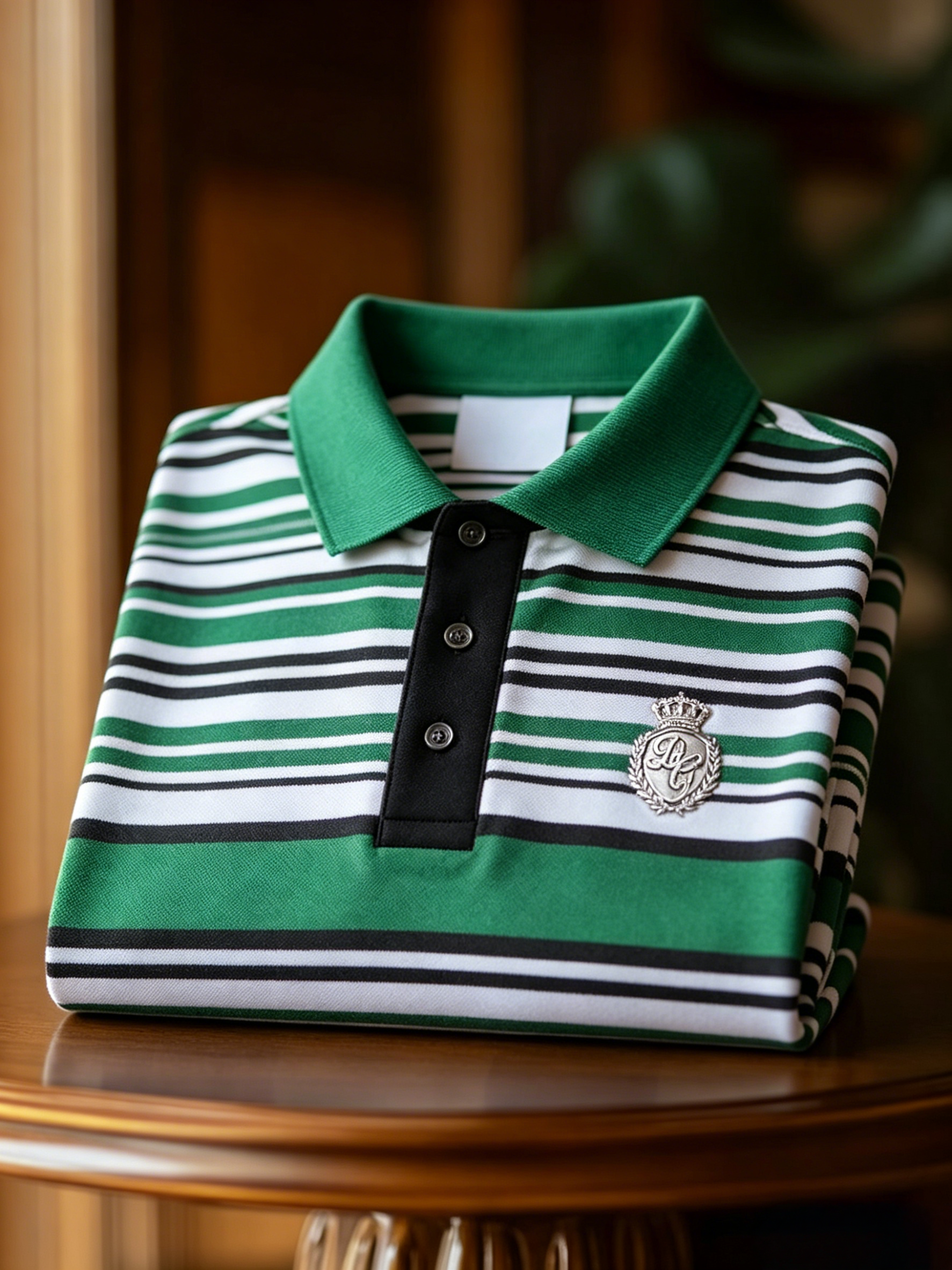 Men's Business Button-Down Short Sleeve Polo Shirt