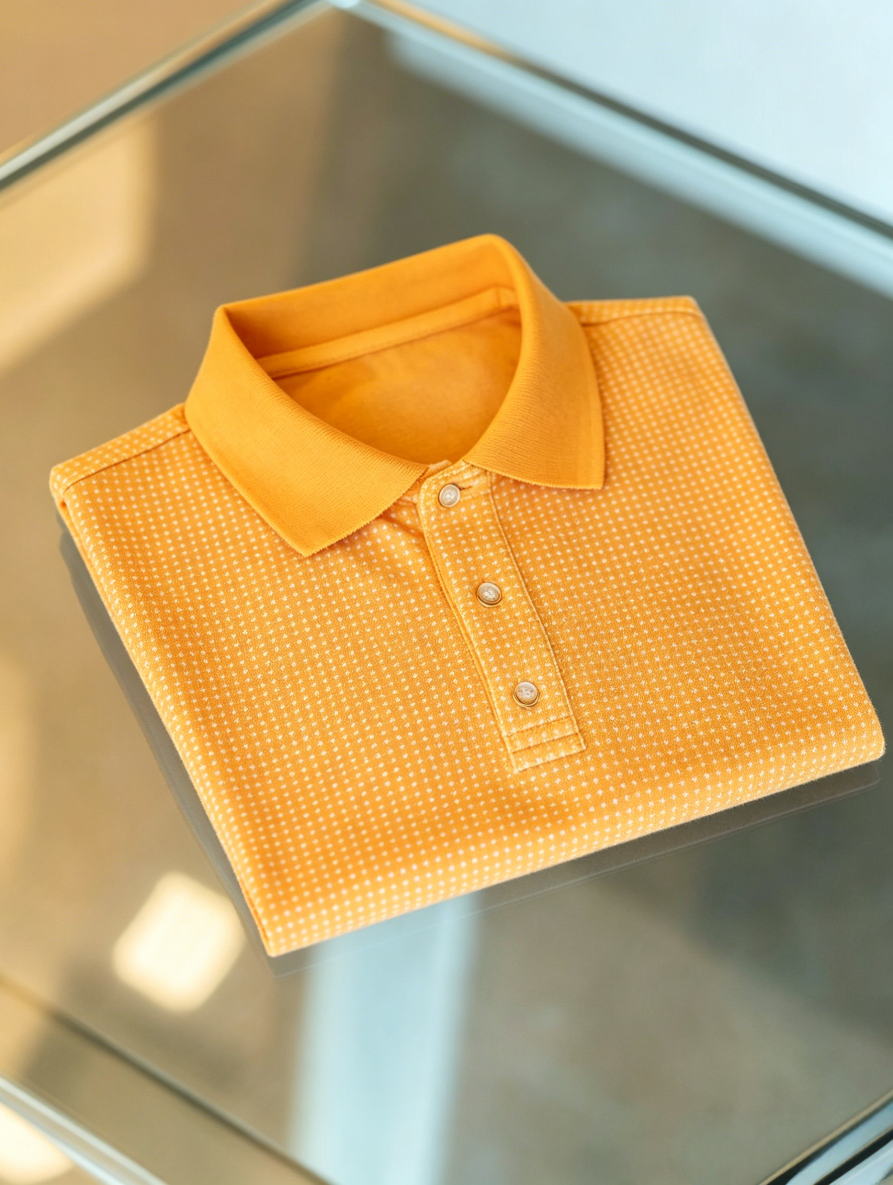 Men's Business Button-Down Short Sleeve Polo Shirt